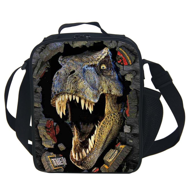 CAIWEI 3D Animal Dinosaur Insulated Lunch Box Cooler Bag - Image 1